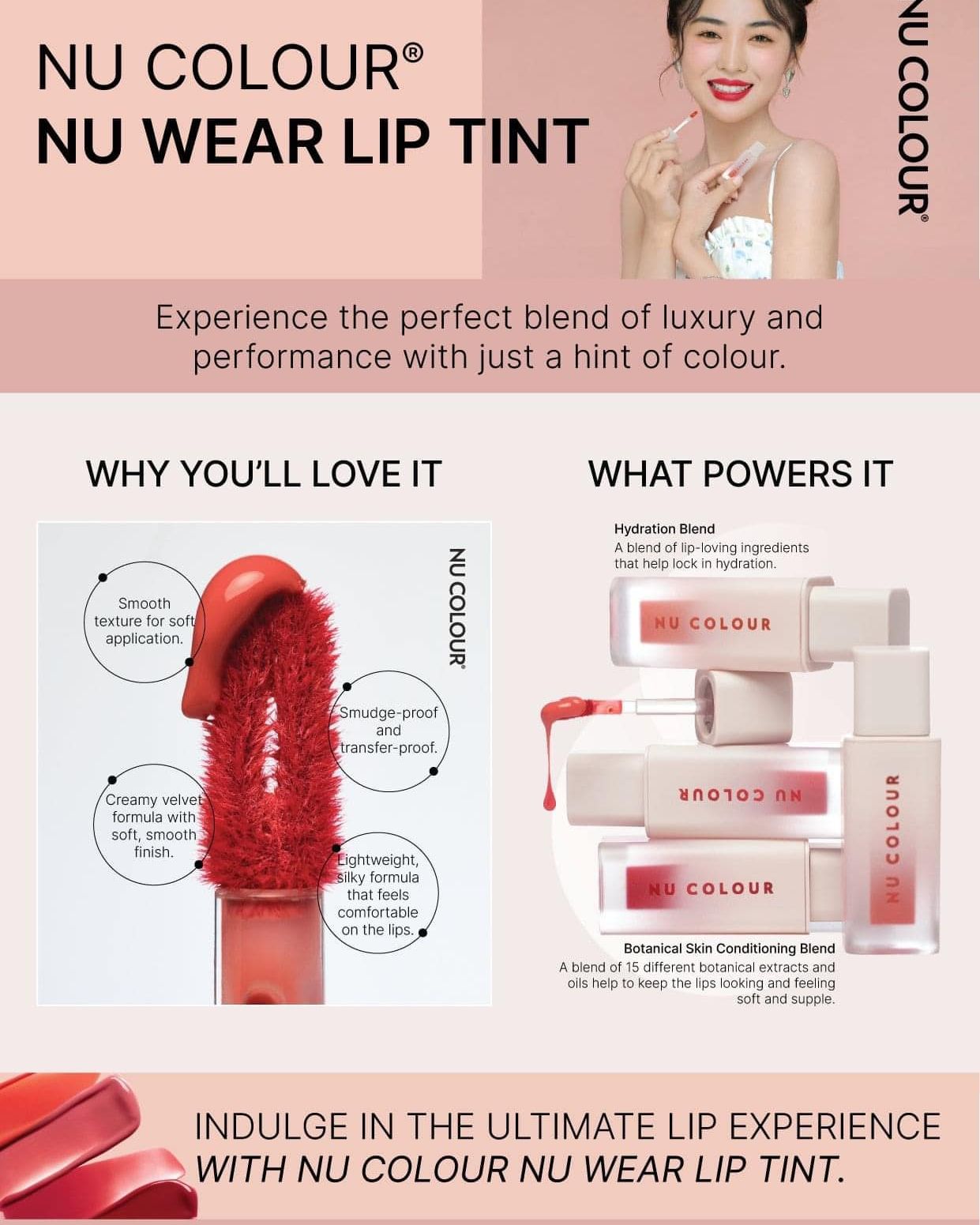 Nu Colour® Nu Wear Lip Tint