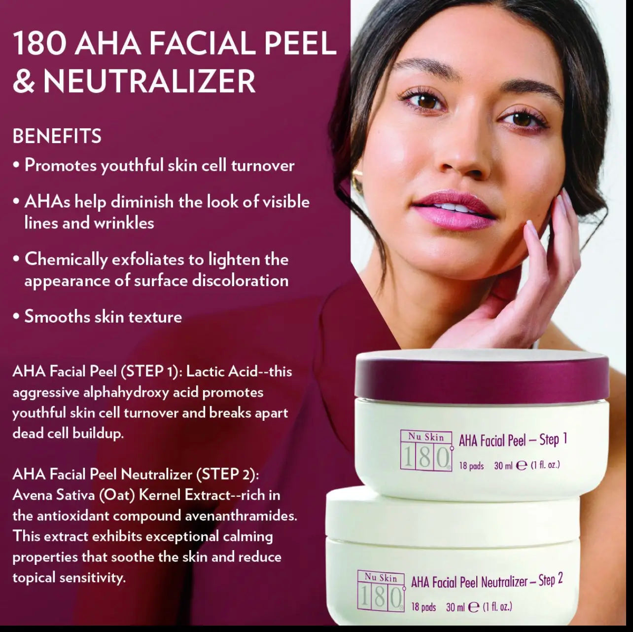 180° AHA Facial Peel and Neutralizer